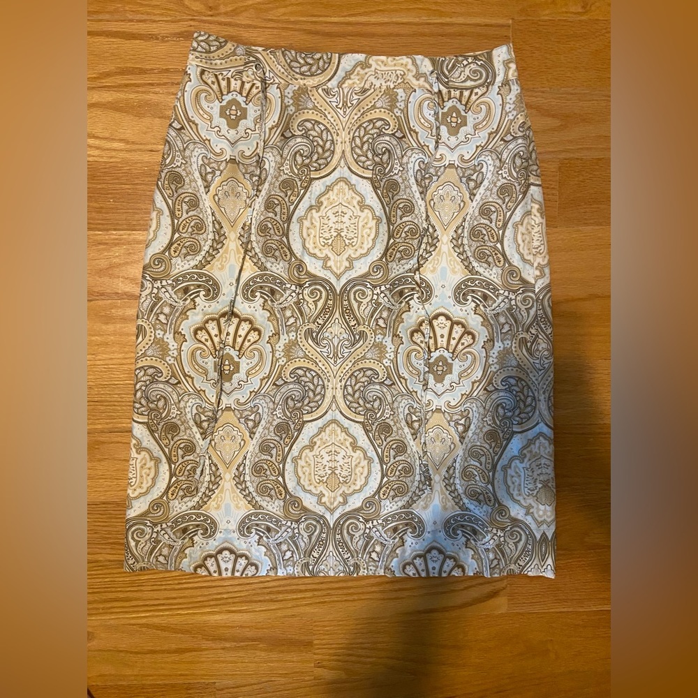 Banana Republic paisley skirt
